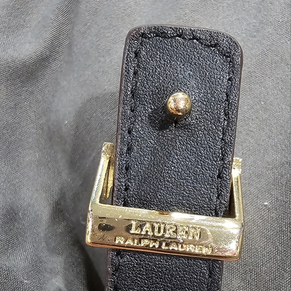 RLL Ralph Lauren Faux Snakeskin Belt 31-34in, max 38in - Picture 4 of 6